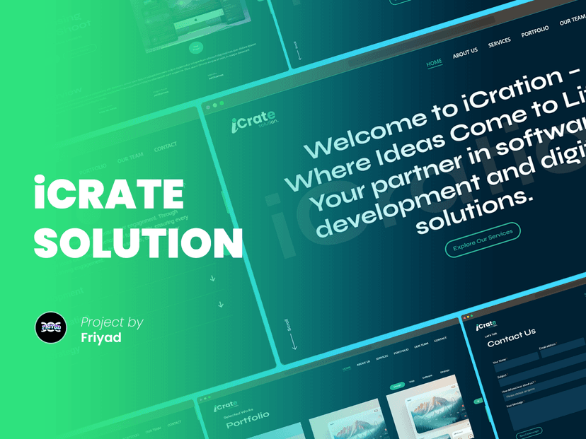 Portfolio Project of Riyad Hossain: ICrate Solution